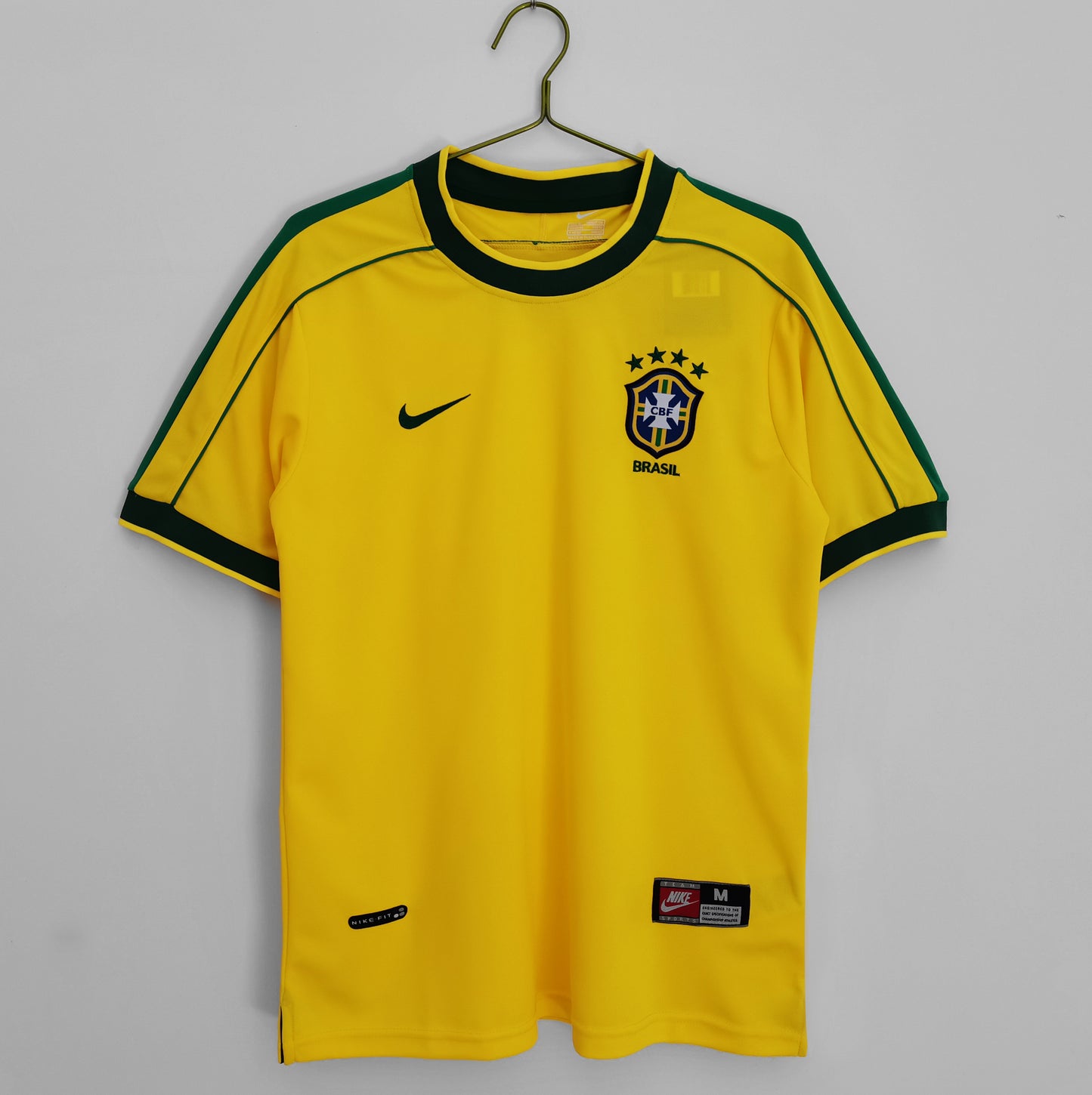 Brazil Home Shirt 1998 (Ronaldo 9)